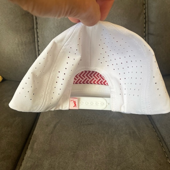 New Bogey Bros Golf Mulli Performance Rope Hat OS White - Picture 5 of 9